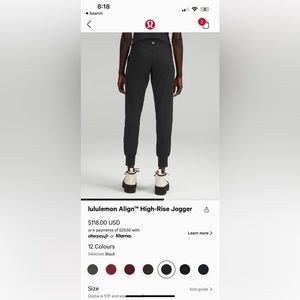 lululemon align jogger